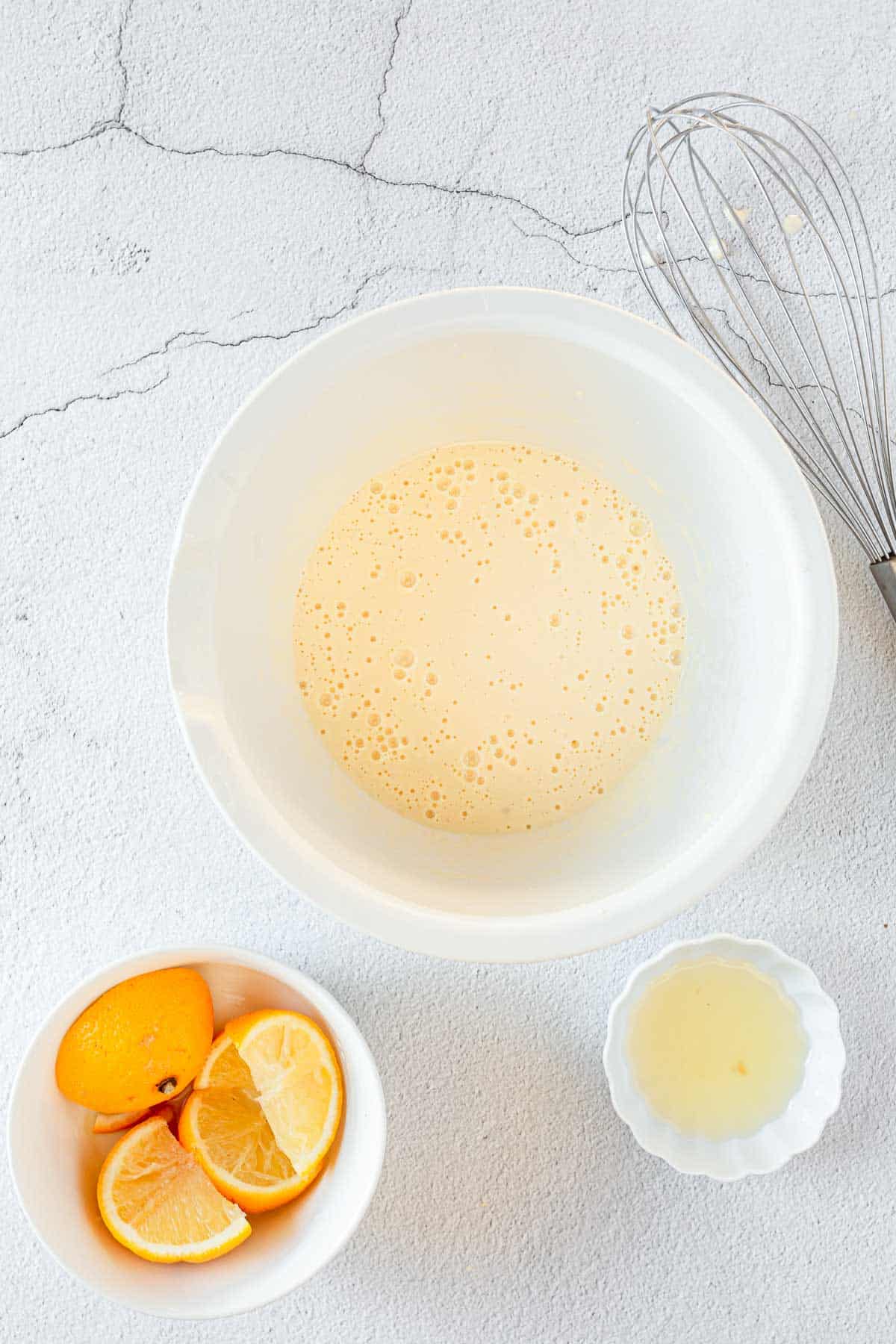 lemon batter and butter