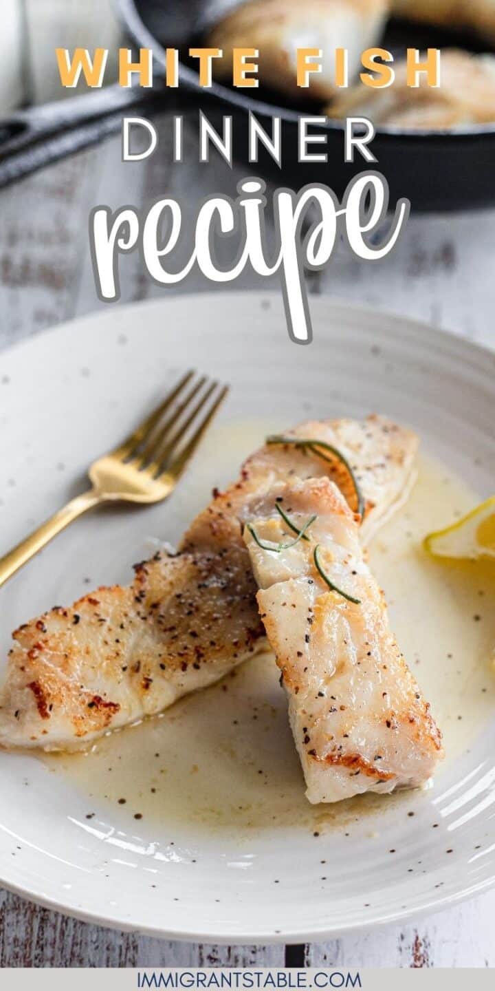 White fish dinner recipe